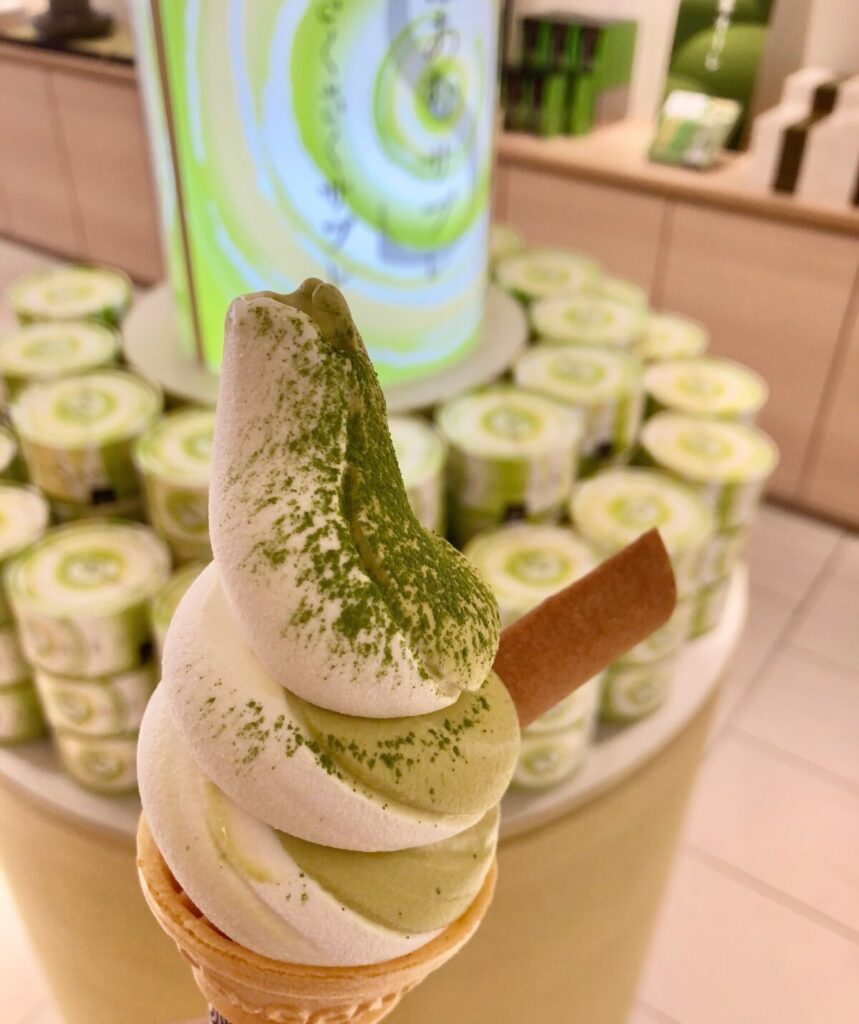 京都のソフトクリーム