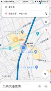 googlemap-新幹線